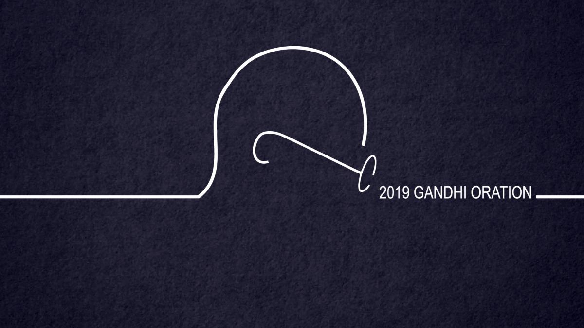 Gandhi Oration Graphic