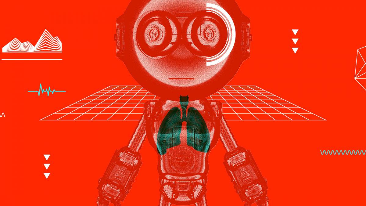Toy robot graphic
