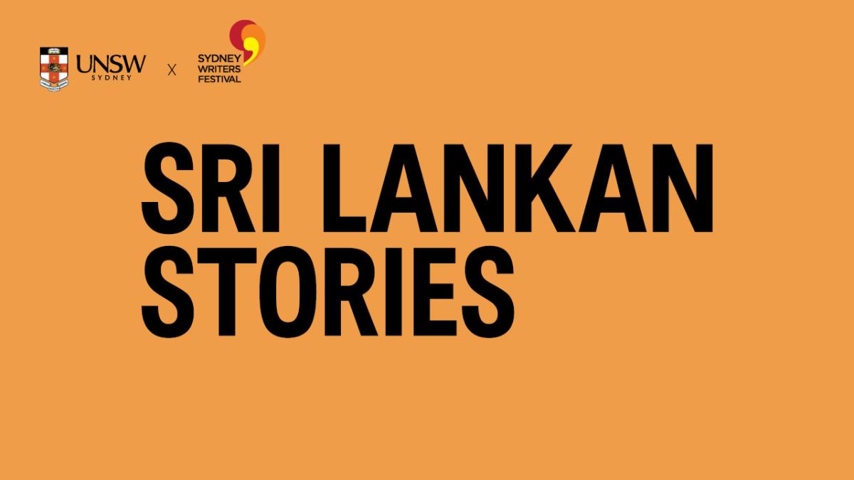 plain orange image with the words 'sri lankan stories' written on it